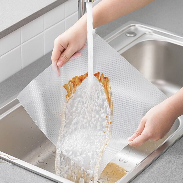 Non-Slip Drawer and Shelf Liners, 55 x 500 cm Transparent Mat for Kitchen Cabinets - Image 9