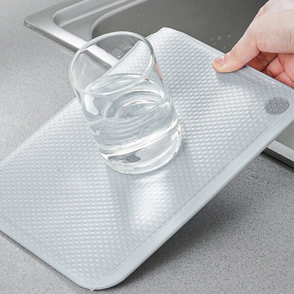 Non-Slip Drawer and Shelf Liners, 55 x 500 cm Transparent Mat for Kitchen Cabinets - Image 6