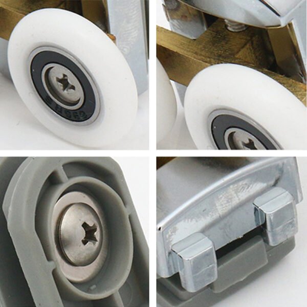 8-Piece Shower Door Rollers, 25mm Sliding Glass Door Replacement Wheels for Showers - Image 12