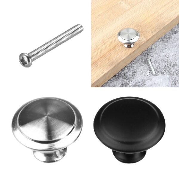 2 PCS Stainless Steel Door Knobs, Cabinet Handles for Cupboard and Kitchen Drawers - Image 4