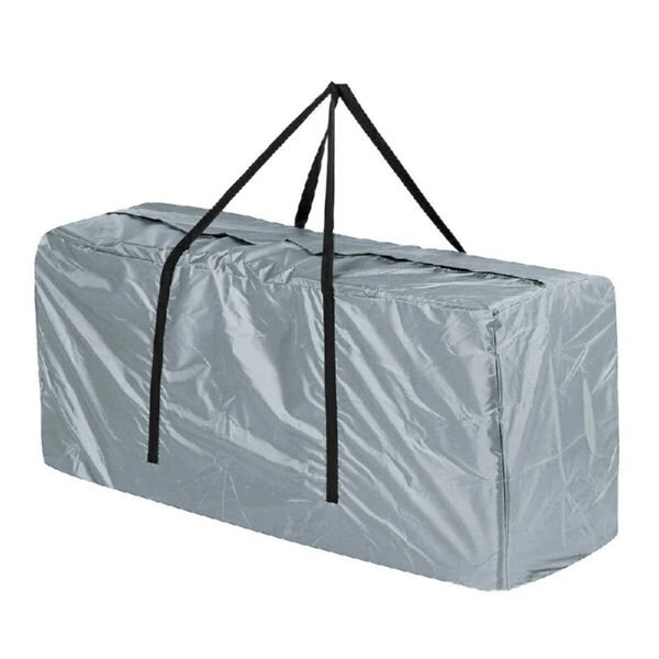 Heavy Duty Outdoor Cushion Storage Bag, Extra Large for Garden Furniture - Grey - Image 3