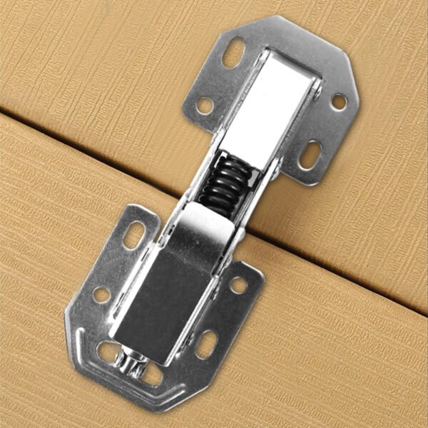 4 PCS 90° Kitchen Cabinet Door Hinges, Concealed Cupboard Hinges No Slot Required - Image 10