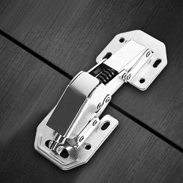 4 PCS 90° Kitchen Cabinet Door Hinges, Concealed Cupboard Hinges No Slot Required - Image 5