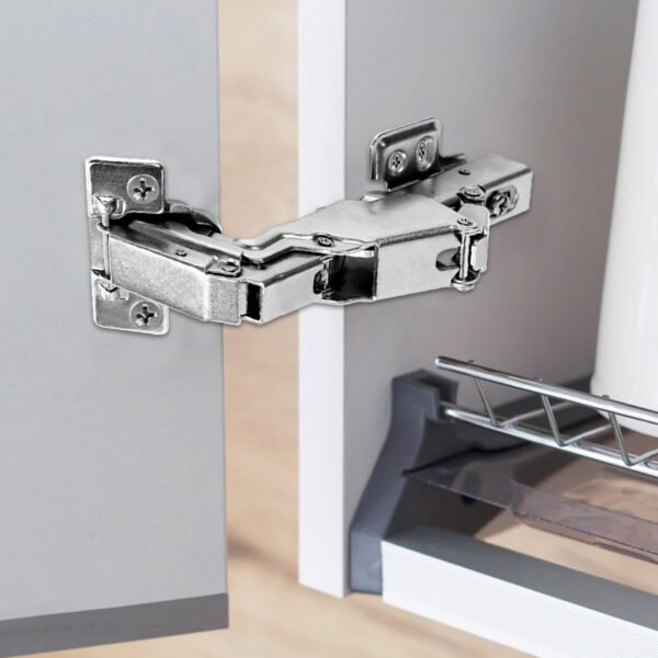 2 PCS 165° Kitchen Cabinet Hinges, Soft Close Cupboard Hinges with Fixing Screws - Image 6