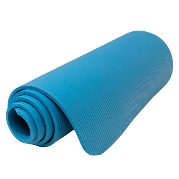 Yoga Mat with Carrying Strap - 15mm Thick Gym Mat for Fitness and Pilates