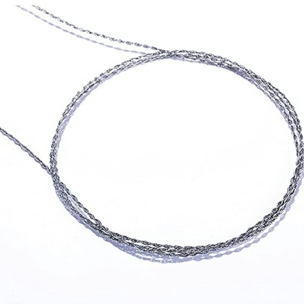 Stainless Steel Camping Wire Saw, Compact Lightweight Survival Walking Tool - Image 3